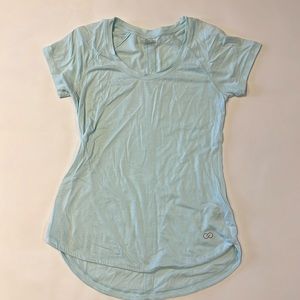 Calia by Carrie Calia Light Blue/Mint Short Sleeve Tee